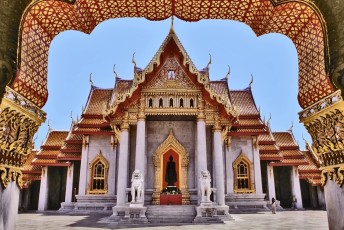 Marmortempel in Bangkok - Thailand